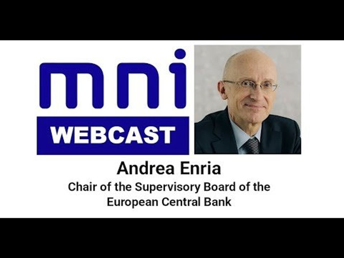 MNI Webcast with Andrea Enria